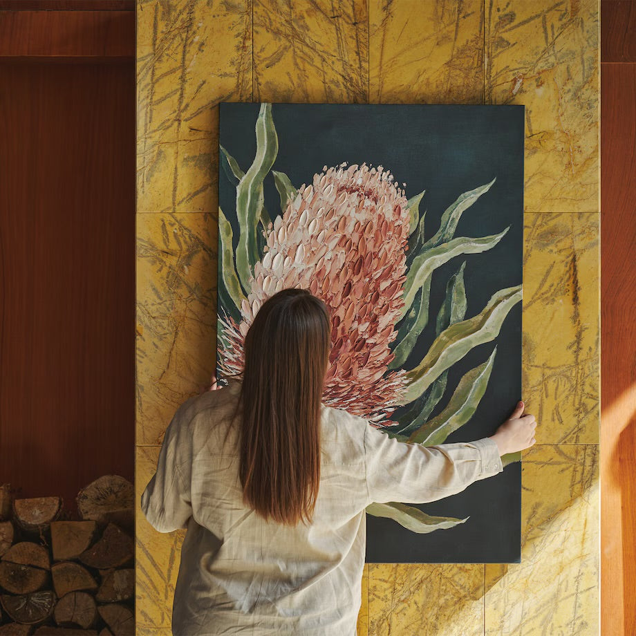 Protea málverk