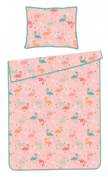 Flamingle sateen rúmföt (4971132911661)