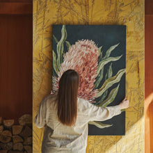 Load image into Gallery viewer, Protea málverk
