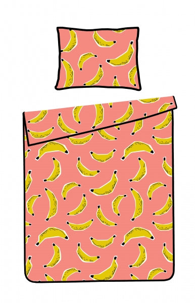 Bananas sateen rúmföt (4975451602989)