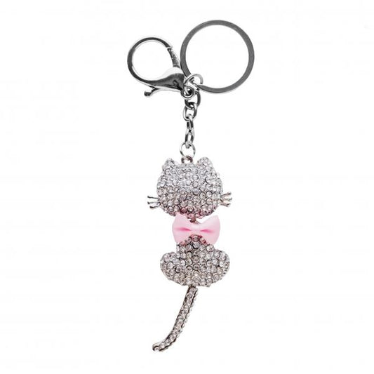 Bow cat lyklakippa (4874898571309)