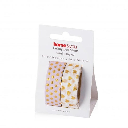 Hjarta límbönd 2 stk (4875114184749)